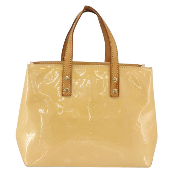 LOUIS VUITTON Monogram Vernis Reade PM Bag Marshmallow Pink M91306 Auth BAZ438