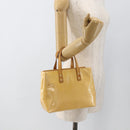 LOUIS VUITTON Monogram Vernis Reade PM Bag Marshmallow Pink M91306 Auth BAZ438-22