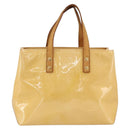 LOUIS VUITTON Monogram Vernis Reade PM Bag Marshmallow Pink M91306 Auth BAZ438-2