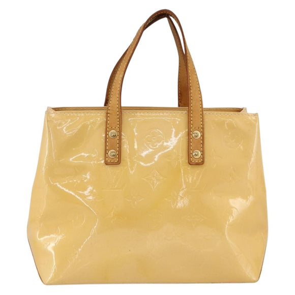 LOUIS VUITTON Monogram Vernis Reade PM Bag Marshmallow Pink M91306 Auth BAZ438