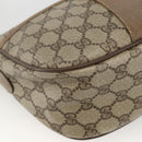 GUCCI GG Supreme Web Sherry Line Bag PVC Beige Gold 89 02 032 Auth BAZ440-16