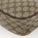 GUCCI GG Supreme Web Sherry Line Bag PVC Beige Gold 89 02 032 Auth BAZ440-17