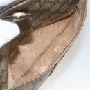 GUCCI GG Supreme Web Sherry Line Bag PVC Beige Gold 89 02 032 Auth BAZ440-25