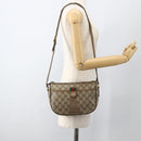 GUCCI GG Supreme Web Sherry Line Bag PVC Beige Gold 89 02 032 Auth BAZ440-26