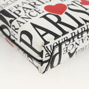 BALENCIAGA Shopping Phone Holder Umhängetasche Leder Weiß 593826 Auth BAZ443A-17