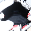 BALENCIAGA Shopping Phone Holder Umhängetasche Leder Weiß 593826 Auth BAZ443A-11