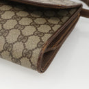 GUCCI GG Supreme Shoulder Bag PVC Beige Gold 904 02 050 Auth BAZ445-14