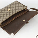 GUCCI GG Supreme Shoulder Bag PVC Beige Gold 904 02 050 Auth BAZ445-17