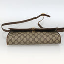 GUCCI GG Supreme Shoulder Bag PVC Beige Gold 904 02 050 Auth BAZ445-5