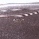 Christian Dior Trotter Canvas Shoulder Bag Beige Gold Auth BAZ447-16