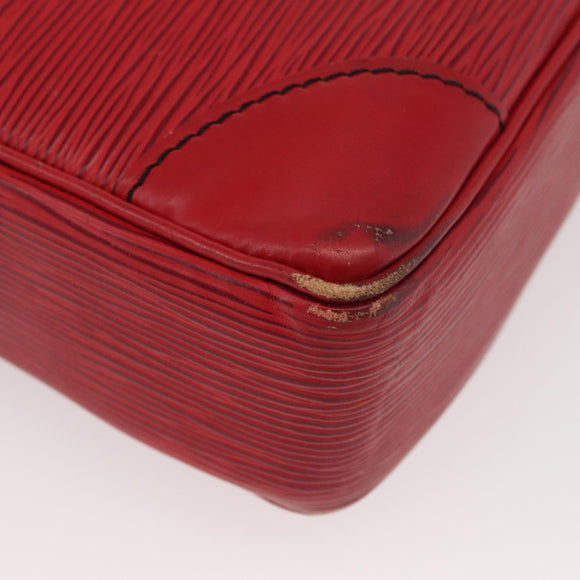LOUIS VUITTON Epi Porte Documents Voyage Business Bag Red M54477 LV Auth BAZ449