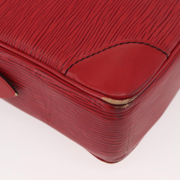 LOUIS VUITTON Epi Porte Documents Voyage Business Bag Red M54477 LV Auth BAZ449