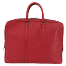 LOUIS VUITTON Epi Porte Documents Voyage Business Bag Red M54477 LV Auth BAZ449-13