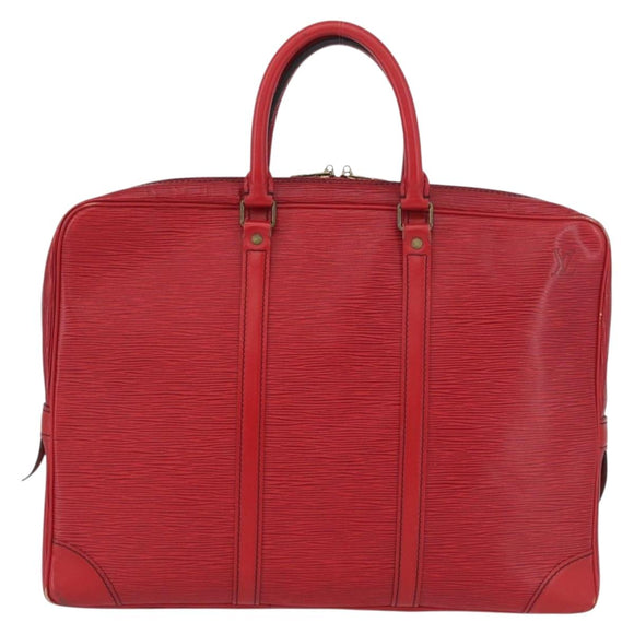 LOUIS VUITTON Epi Porte Documents Voyage Business Bag Red M54477 LV Auth BAZ449