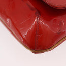 LOUIS VUITTON Monogram Vernis Thompson Street Bag Red M91094 Auth BAZ450-14