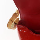 LOUIS VUITTON Monogram Vernis Thompson Street Bag Red M91094 Auth BAZ450-10