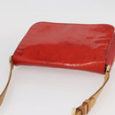 LOUIS VUITTON Monogram Vernis Thompson Street Bag Red M91094 Auth BAZ450-6