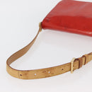 LOUIS VUITTON Monogram Vernis Thompson Street Bag Red M91094 Auth BAZ450-7