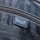 BURBERRY Nova Check Tote Bag PVC Leather Beige Silver Auth BAZ452-17