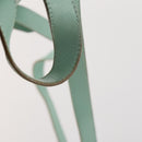 Salvatore Ferragamo Gancini Backpack Suede Green Gold Auth BAZ453-8