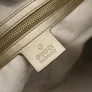 GUCCI GG Canvas Pretty Hand Bag 2way Beige Gold 269894 Auth BAZ454-21