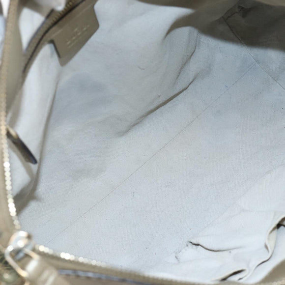 GUCCI GG Canvas Pretty Hand Bag 2way Beige Gold 269894 Auth BAZ454