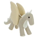 HERMES Epope Dragon Stuffed Canvas Light Beige Ivory Auth BAZ459M-1