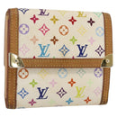 LOUIS VUITTON Multicolor Porte Monnaie Billets Cartes Credit M92983 Auth BAZ465-1