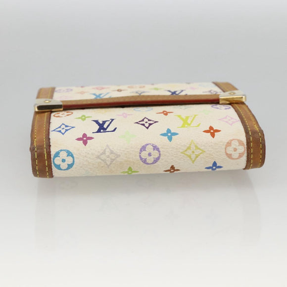 LOUIS VUITTON Multicolor Porte Monnaie Billets Cartes Credit M92983 Auth BAZ465