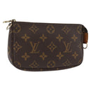 LOUIS VUITTON Monogram Mini Pochette Accessoires Pouch M58009 LV Auth BAZ466-1