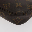 LOUIS VUITTON Monogram Mini Pochette Accessoires Pouch M58009 LV Auth BAZ466-14
