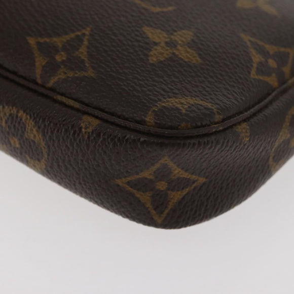 LOUIS VUITTON Monogram Mini Pochette Accessoires Pouch M58009 LV Auth BAZ466