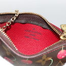 LOUIS VUITTON Monogram Cherry Pochette Cles Coin Purse M95042 LV Auth BAZ469A-17