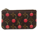 LOUIS VUITTON Monogram Cherry Pochette Cles Coin Purse M95042 LV Auth BAZ469A-13