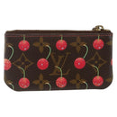 LOUIS VUITTON Monogram Cherry Pochette Cles Coin Purse M95042 LV Auth BAZ469A-2