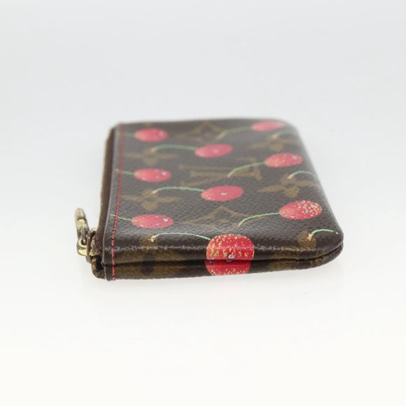 LOUIS VUITTON Monogram Cherry Pochette Cles Coin Purse M95042 LV Auth BAZ469A