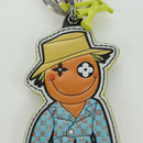 LOUIS VUITTON Monogram Porte Cles LV Scarecrow Charm Yellow MP2922 Auth BAZ470M-4