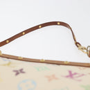 LOUIS VUITTON Monogram Multicolor Pochette Pouch White M92649 LV Auth BAZ476-14