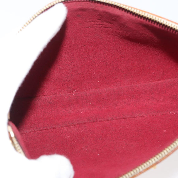 LOUIS VUITTON Monogram Multicolor Pochette Pouch White M92649 LV Auth BAZ476