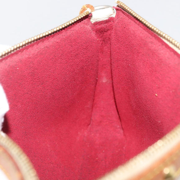 LOUIS VUITTON Monogram Multicolor Pochette Pouch White M92649 LV Auth BAZ476