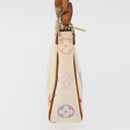 LOUIS VUITTON Monogram Multicolor Pochette Pouch White M92649 LV Auth BAZ476-5