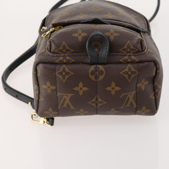 LOUIS VUITTON Monogram Palm Springs MINI Backpack M44873 LV Auth BAZ478A