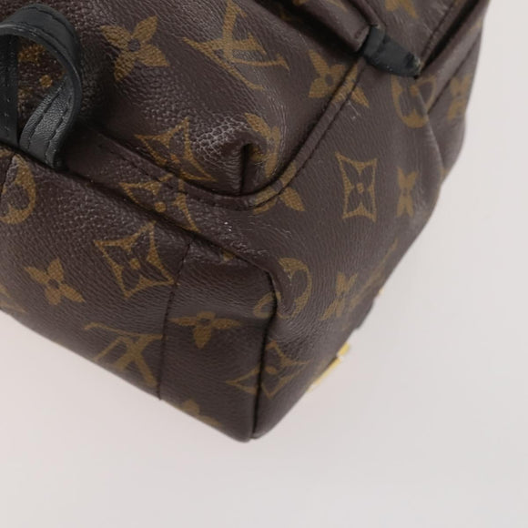 LOUIS VUITTON Monogram Palm Springs MINI Backpack M44873 LV Auth BAZ478A