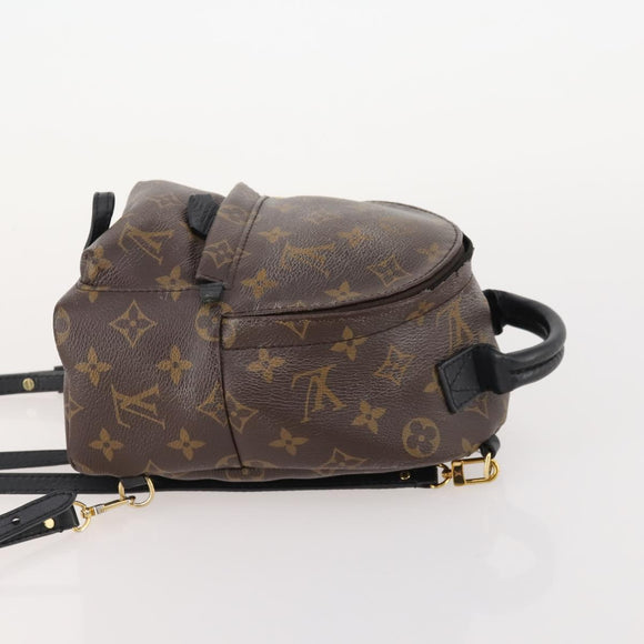 LOUIS VUITTON Monogram Palm Springs MINI Backpack M44873 LV Auth BAZ478A