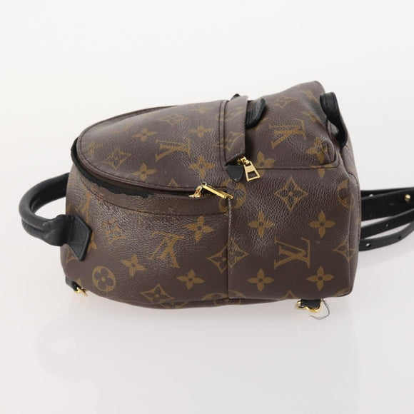 LOUIS VUITTON Monogram Palm Springs MINI Backpack M44873 LV Auth BAZ478A