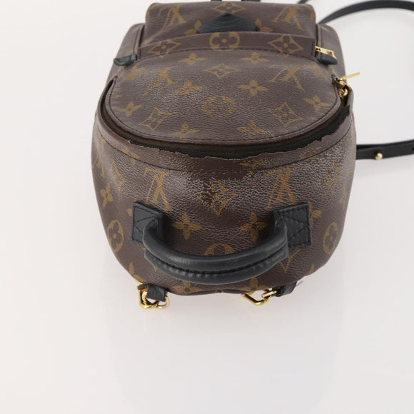 LOUIS VUITTON Monogram Palm Springs MINI Backpack M44873 LV Auth BAZ478A