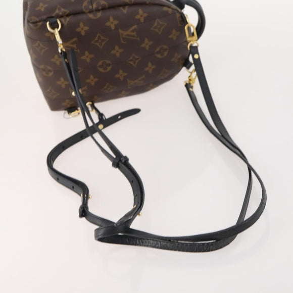 LOUIS VUITTON Monogram Palm Springs MINI Backpack M44873 LV Auth BAZ478A