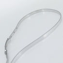 Salvatore Ferragamo Gancini Wanda Bag Patent leather 2way Silver Auth BAZ481-10