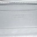 Salvatore Ferragamo Gancini Wanda Bag Patent leather 2way Silver Auth BAZ481-17