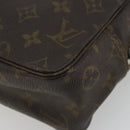 LOUIS VUITTON Monogram Trousse Toilette 28 Clutch Bag M47522 LV Auth BAZ492-15